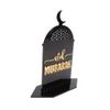 Eid Mubarak Acrylic Table Sign with Arch and Base 17cm, Assorted Colors