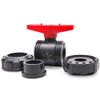 Sanking DIN Gray 40mm UPVC True Union Ball Valve