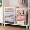 3pack Frame Storage Box Clothes Storage Bin Bags Oxford Fabric Foldable Stackabl