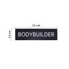 Elitex Training Rubber Patch with Velcro - BODYBUILDER - Patch for Backpacks and Vests Cross Training and Gym