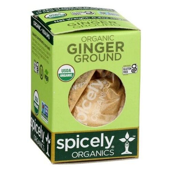 Organic Ginger Ground 0.4 Oz (Case Of 6)