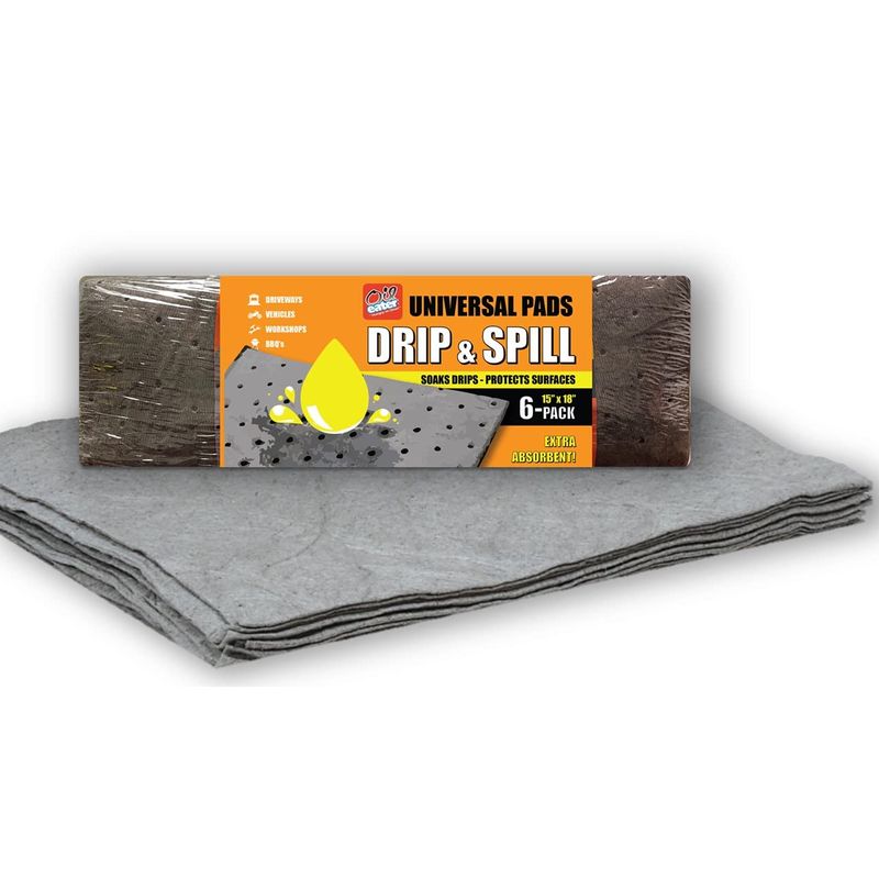 Oil Eater Drip & Spill Universal Pads - Absorbs Liquids | Soaks Oil ...