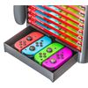 Skywin- Game Storage Tower Compatible With Nintendo Switch, Nintendo Switch Stand Holder, Game Disk Rack, Controller Organizer, Switch Holder Stand for Gamers (Black)