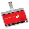 5 Star Transparent Name Badges Pack of 25