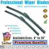 Top Quality 18" + 24" Windshield Wiper Blades  OEM Quality J-Hook  Bracketless