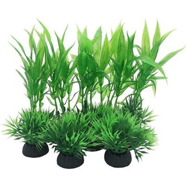 Smoothedo-Pets Aquarium Plants Fish Tank Decorations 4inch/10pcs 10pcs-b-set