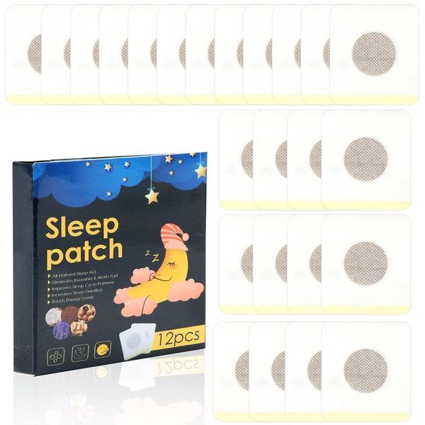 24 Pcs Natural Sleep Patches for Kids, Deep Sleep Aid Stickers Adults, Help Children Sleep at Night Enhance Sleep Quality, Gentle & Effective for Restful Night, Sleep Improvement Kit