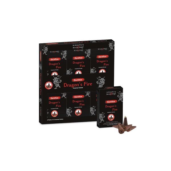 Backflow Cones Dragon Fire 6 Packs