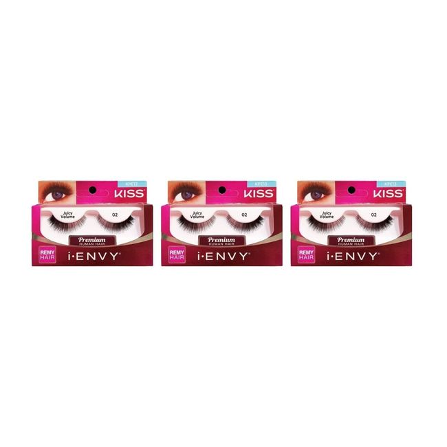 BL Kiss I Envy Juicy Volume 02 Lashes (60037)PK OF 3