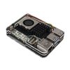 ZDE 5 Layers Acrylic Case with Active Cooler Fan for Raspberry Pi 5 4GB/8GB