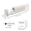 Disposable Self Use Nose Piercing Kit Safe Sterile Nose Piercing Gun Tool for Nose Piercing Hypoallergenic Nose Stud (Black)