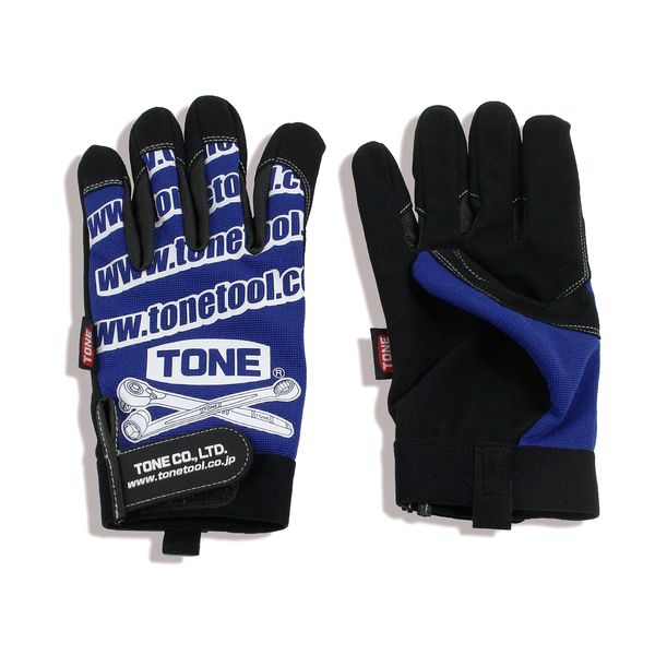 TONE Work Gloves G-031BM Blue M Size