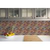 Self-adhesive Peel & Stick Tiles Decals Kitchen Stickers Set Patchwork waves
