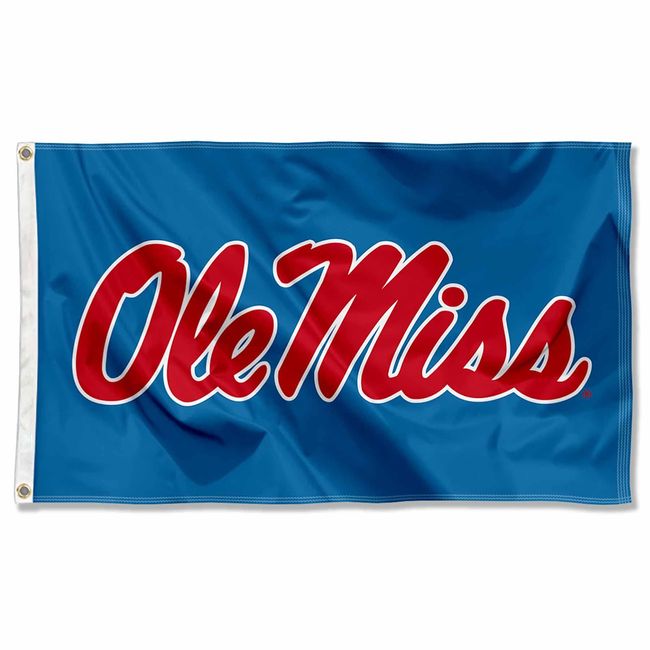 Ole Miss Powder Blue Flag