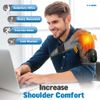 Vibration Heated Shoulder Brace Massager Rotator Cuff Support Compression Wrap