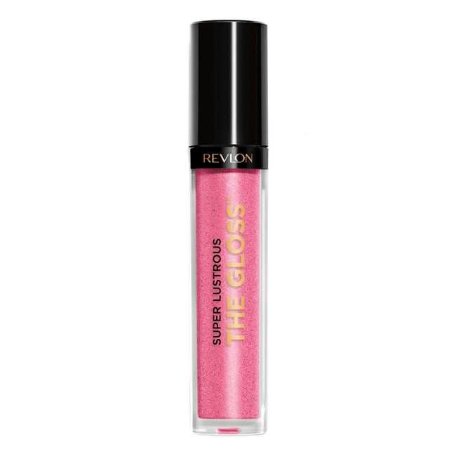 Revlon Lip Gloss, Super Lustrous The Gloss, Non-Sticky, High Shine Finish, 210 Pinkissimo