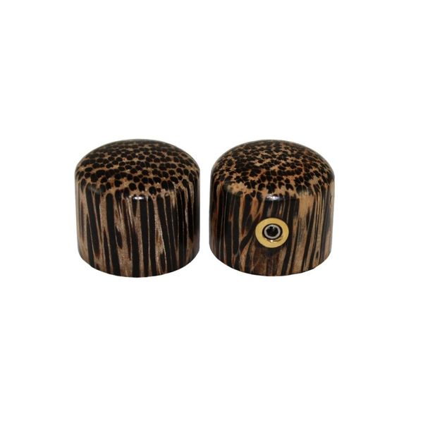 Allparts PK-3196-000 Tigerwood Knobs