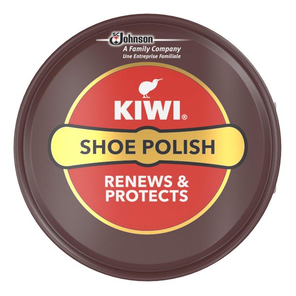 Kiwi Shoe Polish, Renew, Protect & Nourish Leather Shoes, Dark Tan, 40 G , Pack of 1