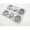 NEW TAMIYA ROUGH RIDER Wheels Front GRAY BUGGY CHAMP 1/10 TA31R