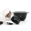 MUHLE ORGANIC Porcelain Black Platinum Shaving Bowl, 1 EA