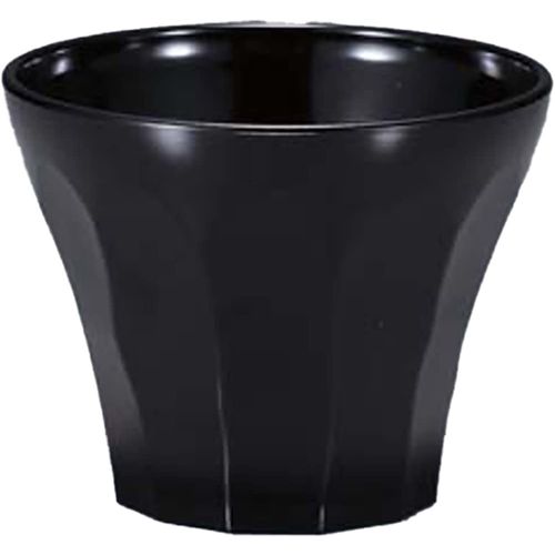 Fukui Craft Miso Soup Bowl, Heat Resistant, Made in Japan, Dishwasher Safe, Aramori Komachi Cup, Parent, Black, 2.8 inches