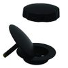 Westbrass European Style Trim for Cable Drive Bath Waste, Matte Black, D50TE-62