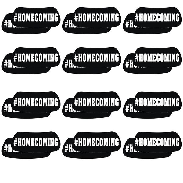 Anderson's Hashtag Homecoming EyeBlacks, 12 Pairs per Package, School Spirit, Spirit Gear, Sports Fan Gear, Football Cheerleader Accessories