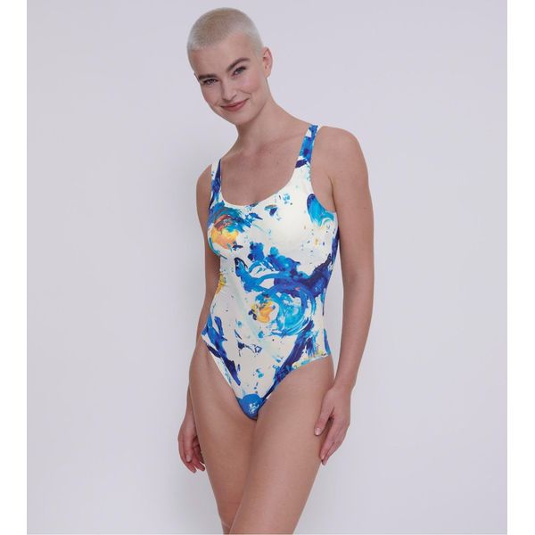 Sloggi Women's Zero Feel 2.0 Collab Bodysuit, Blue - Light Combination