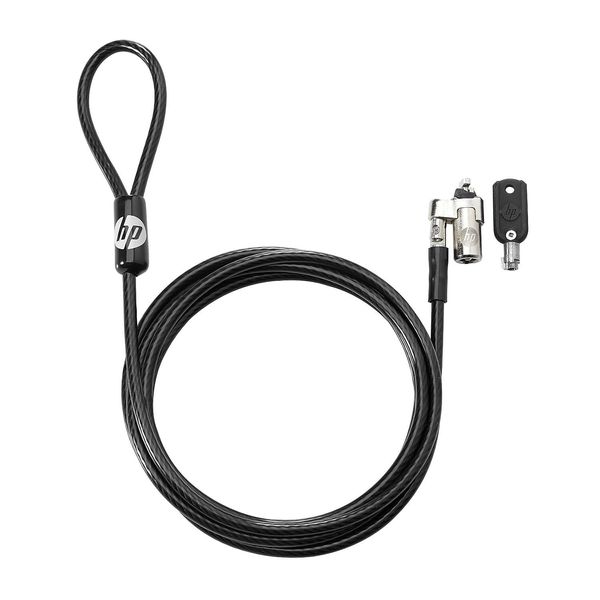 HP T1A62AA Keyed Cable Lock 10 mm schwarz