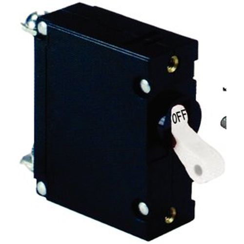 Ancor 551740 Marine Grade Electrical Magnetic Single Pole AC/DC Circuit Breaker (40-Amp, White)