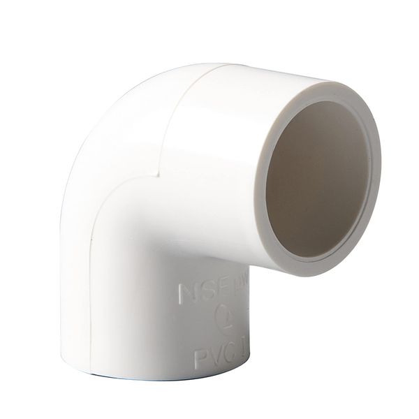 Rainbow Dream 3/4-Inch 90 Degree PVC Pipe Elbow - 10 Pack, White