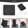 Sauna Mat, Foldable, Compact, Lowliu Sauna Mat, Leisure Sheet (Black)