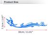 RATCHROLL Reflective Bumper Decal Reflective Blue Irregular Long Tail Butterfly Pattern Reflective Car Sticker Personalized Decoration