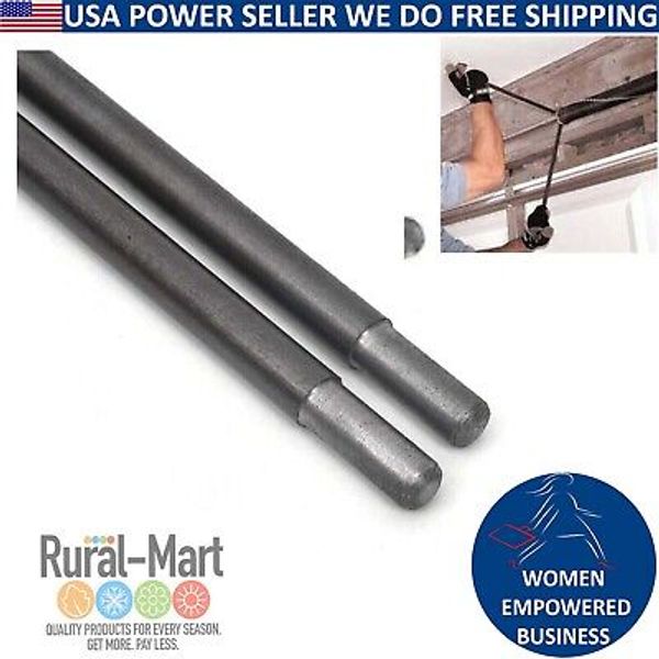 2-Pack 18" Garage Door Winding Rods for Spring Tension Adjustment or Replacement