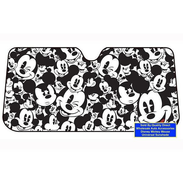 ⭐️⭐️⭐️⭐️⭐️  Front Windshield Sun Shade Authentic Mickey Mouse Car Truck SUV Van