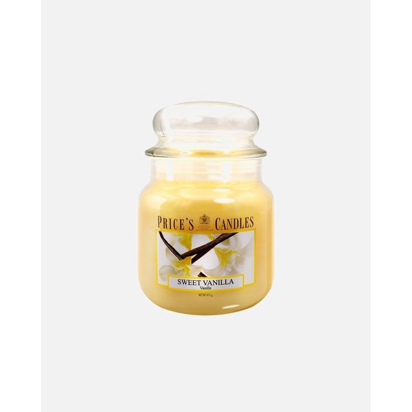 Sweet Vanilla scented candle in medium jar