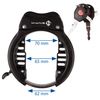 M-Wave XL Ring Frame Lock, Black, One Size