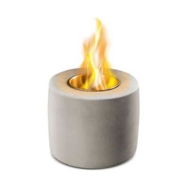 Lomi Wellness Tabletop Fireplace – Gray