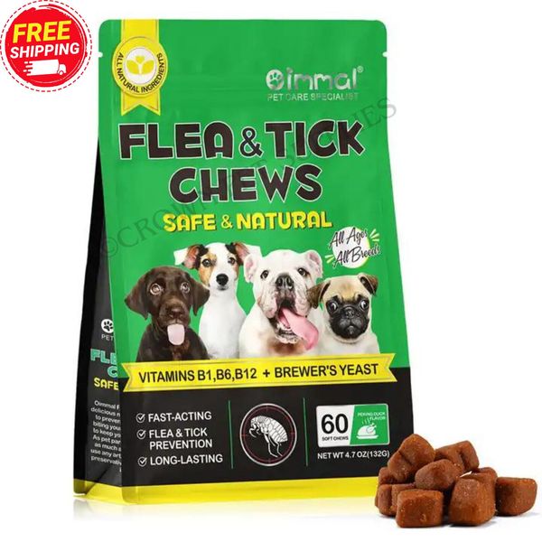 Insects Prevention Chewable Pills for Dogs Natural Pest Control for Pets Dogs