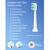 Toothbrush Replacement Heads for Philips Sonicare ProtectiveClean DailyClean Electric Toothbrush Head 1 2 Series Plaque Control Gum 4100 5100 C1 C2 G2 HX9023 Snap-on, 10 Pack