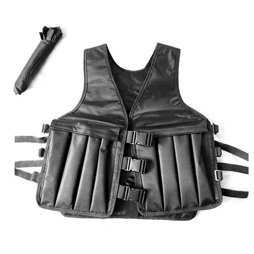 Weight Vests Weighty Weight Bands Sandbag Men's Adjustable Weighted Vest Empty Workout Workout Vest Training Running Jogging Cardio Jacket Sand Fitness Waistcoat, Black