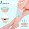 CUTIE MANGO Korean Exfoliating Bath Cloth Viscose Rayon Mitt Towel Glove [6-Pack] Asian Body Scrubbing Washcloth Pads for Deep Clean and Skin Massages (Blue)