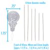 Miyuki Extra Fine Beading, Needles 6 Pc + Threader - JPN156 by Beadsmith