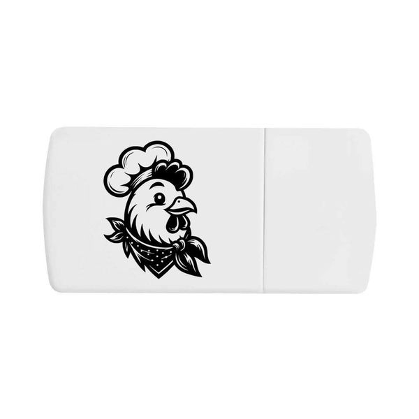 'Chicken Chef' Pill Box with Tablet Splitter (PI00030808)