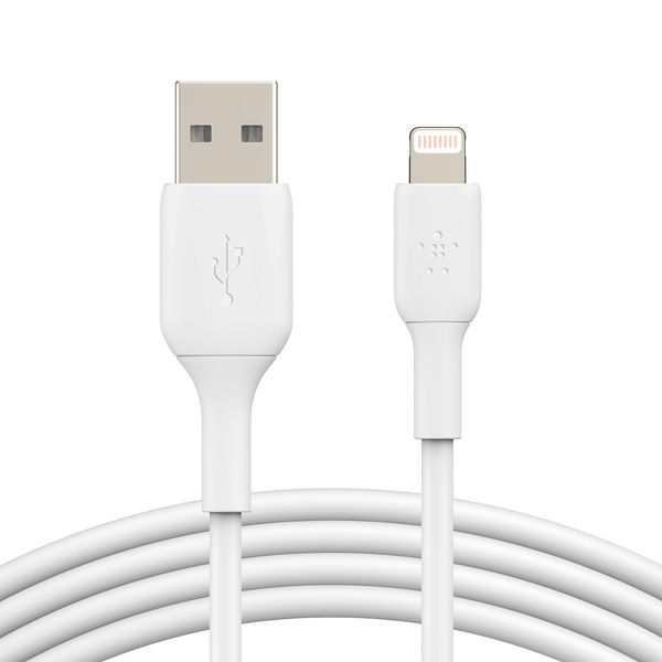 belkin CAA001BT3MWH USB-A to Lightning PVC Cable (3m) White