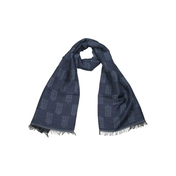 DOCTOR WHO TARDIS Blue Scarf