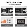 LEILUO 50 Pcs Multitool Blades Set for Wood Oscillating Saw Blades Universal ...