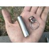 EKLOEN Stainless Steel Mini Waterproof Pill Case,Capsule Seal Case Holder Container for Outdoor Sports