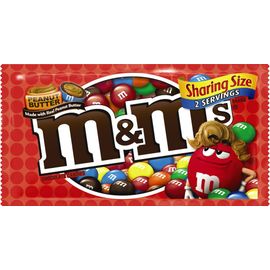 M&M's Chocolate Candies, Peanut Butter, Sharing Size, 2.83 oz