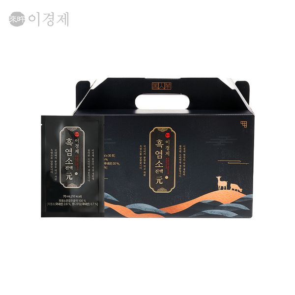 This economy black goat essence original extract juice Lee Kyung-jae domestically produced 70ml X 30 packs total 1 box (1 month supply)